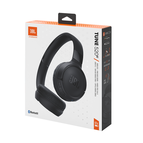JBL TUNE 520BT ワイヤレスヘッドホン ブラック 3個セット JBL Tune 520BT | Fone bluetooth c/ Frete Grátis e 10% OFF